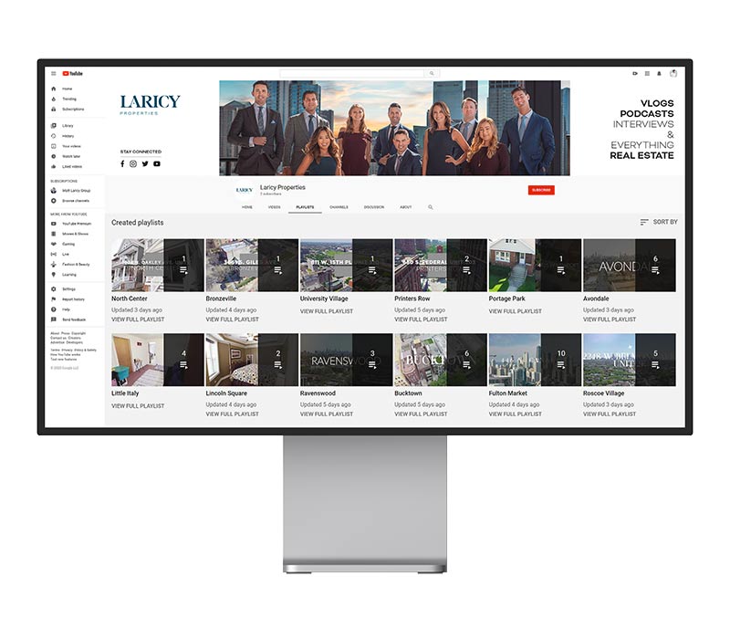 laricy marketing youtube property video boosting